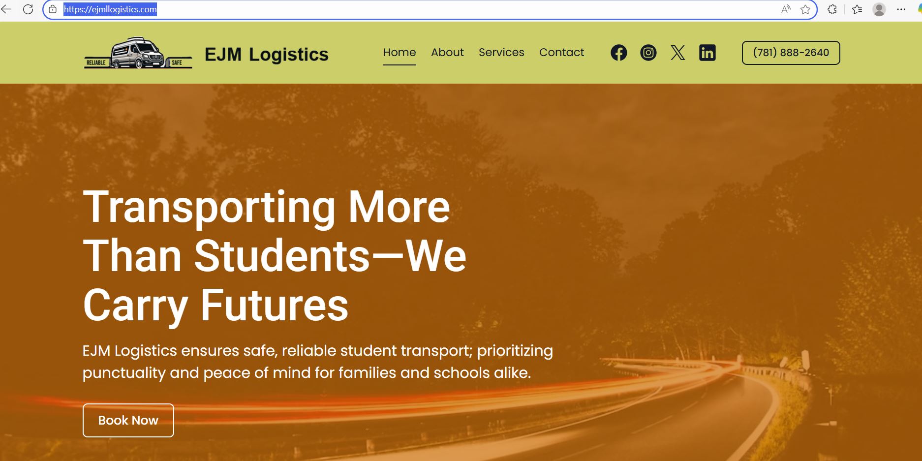 EJM Logistics – Modern Website Redesign & Online Lead-Generation Platform