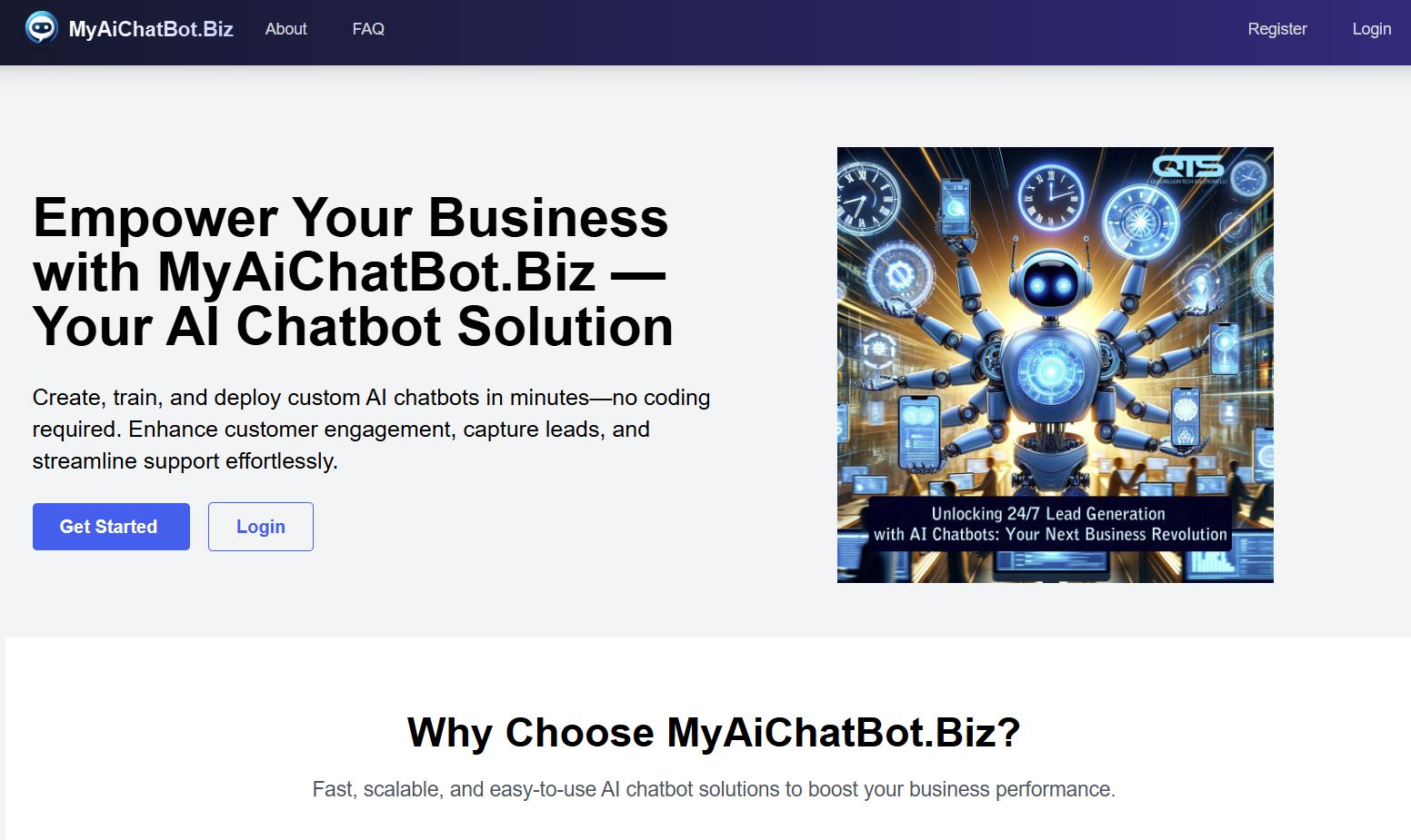 MyAiChatbot.Biz Screenshot